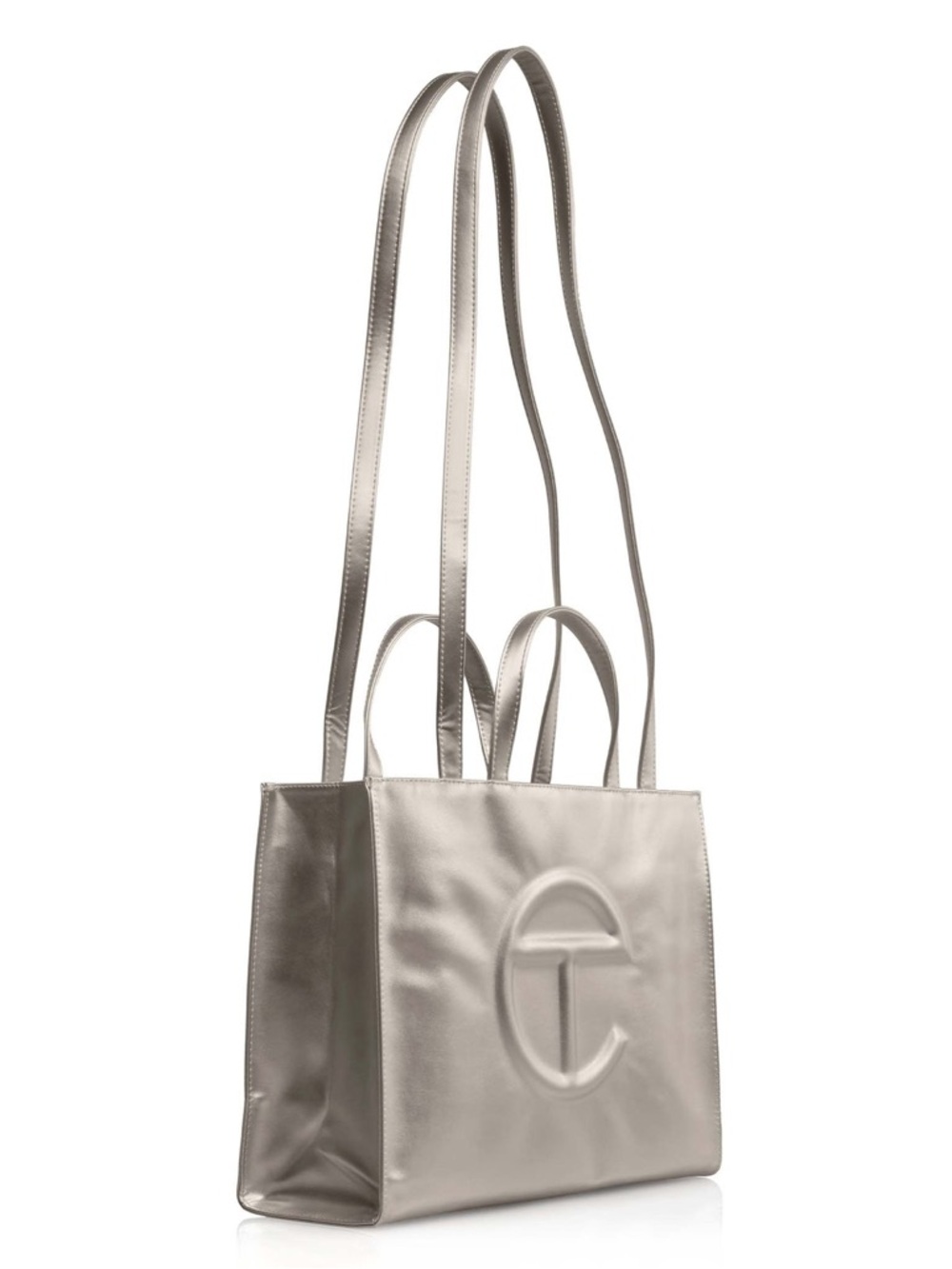 Telfar Medium Shopping Bag | Bronze - Picture 2 of 9